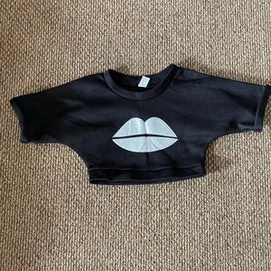 Lip Print Crop top